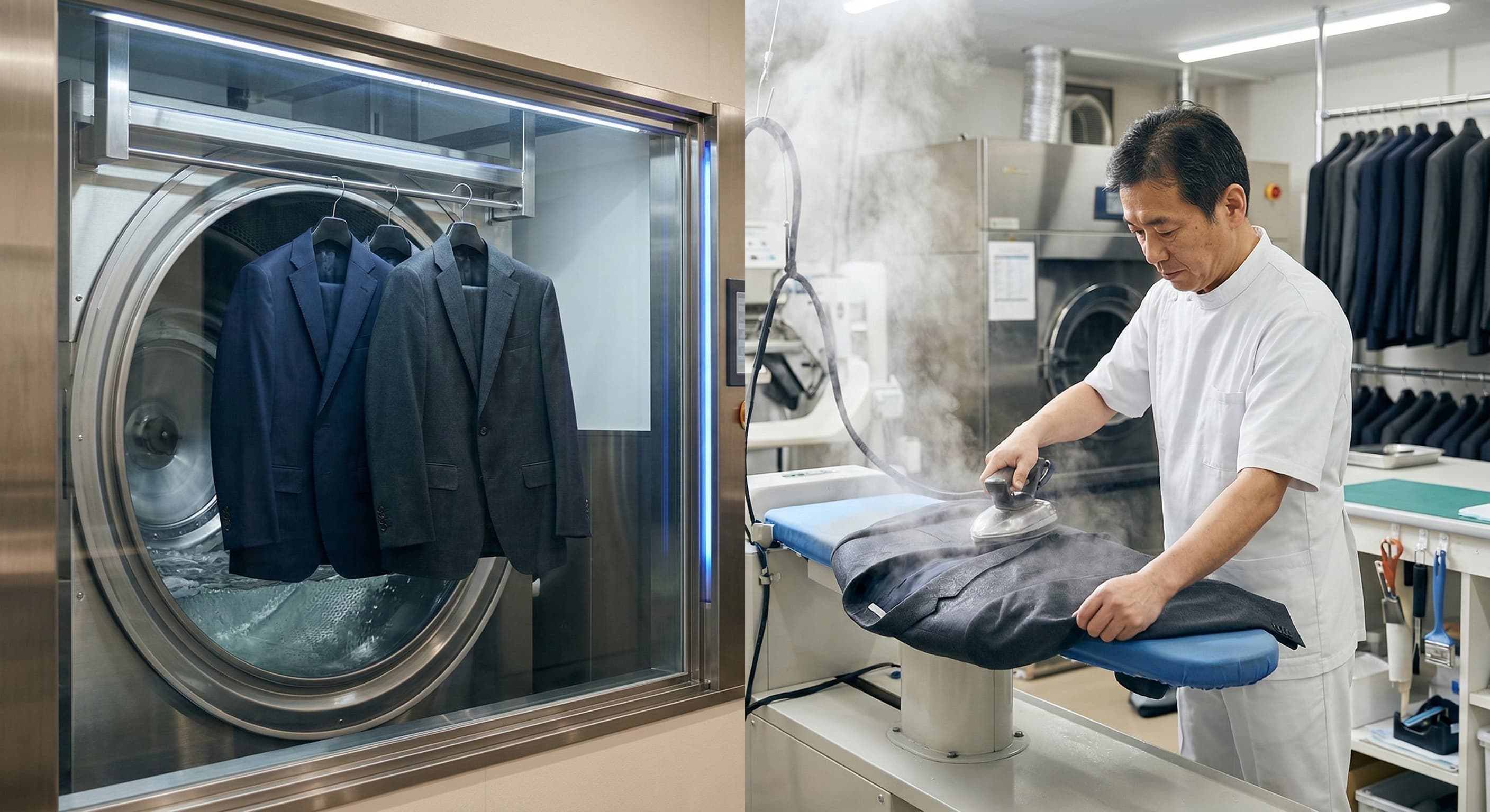 スーツの極み
「汗抜き・W洗浄」