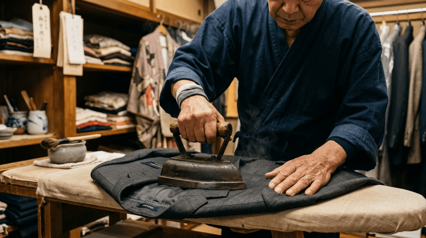 機械に頼らない
「職人手仕上げ」