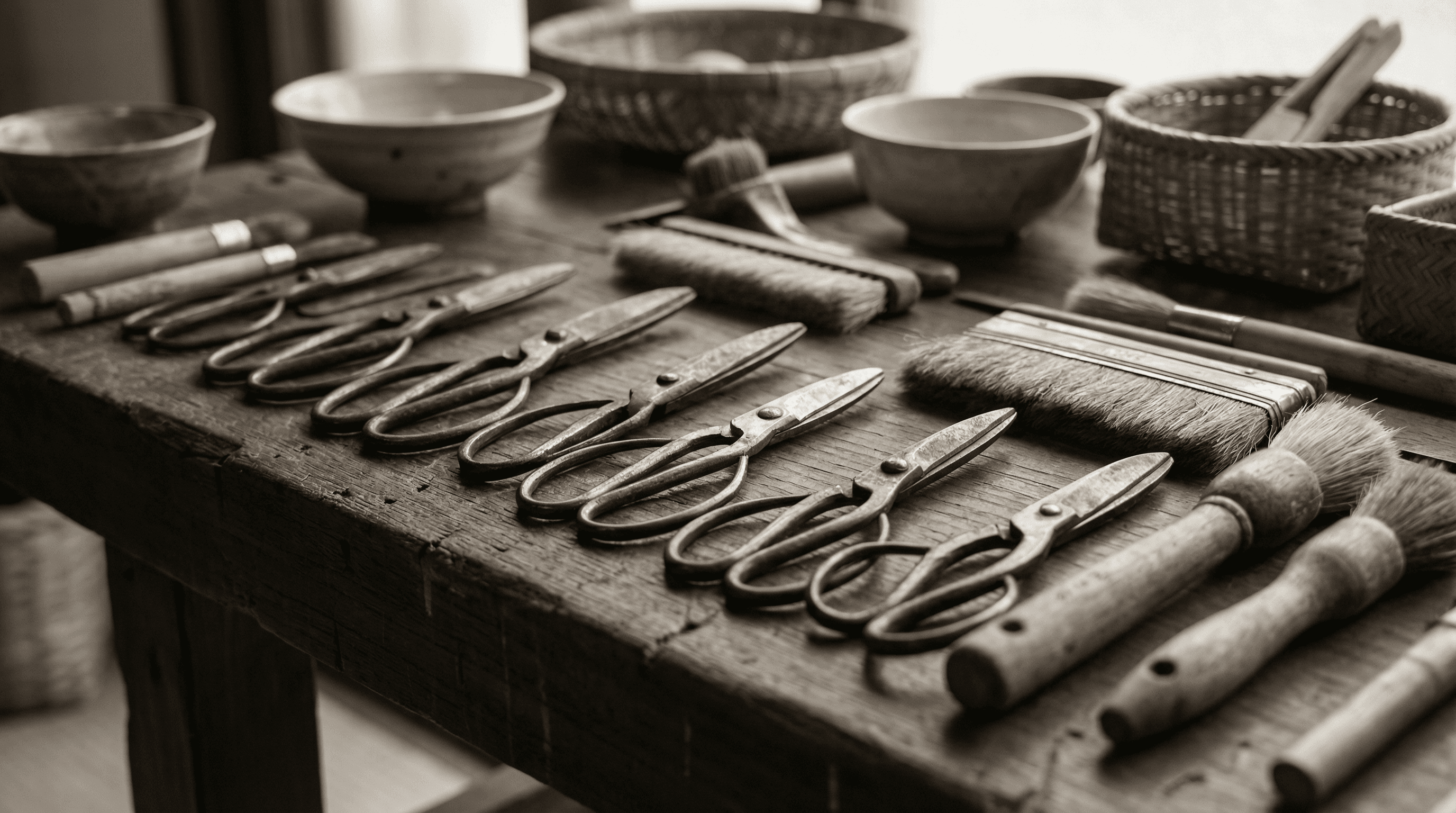 使い込まれた道具